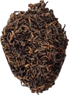 Shu Puer: la hoja después de la pila húmeda